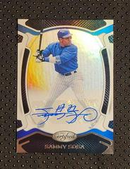 Sammy Sosa [Autographs] Baseball Cards 2021 Panini Chronicles Certified Prices