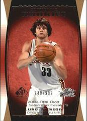 Luke Jackson #106 Basketball Cards 2004 SP Game Used Prices