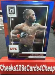 Leon Edwards [Blue] #3 Ufc Cards 2023 Panini Donruss Optic UFC Prices