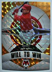 Joey Votto [Orange Fluorescent] #WW-2 Baseball Cards 2022 Panini Mosaic Will to Win Prices