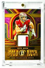 Nick Bosa [Rose Gold] #GR-NB Football Cards 2023 Panini Gold Standard Rush Prices