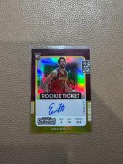 Evan Mobley [Variation Autograph Gold] #103 Basketball Cards 2021 Panini Contenders Prices