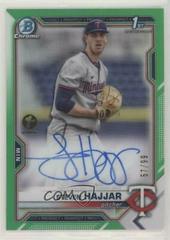 Steven Hajjar Baseball Cards 2021 Bowman Draft 1st Edition Chrome Autographs Prices
