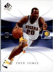 Fred Jones Basketball Cards 2004 SP Authentic Prices