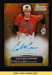 Colton Cowser [Gold] #PA-CC Baseball Cards 2022 Bowman Sterling Prospect Autographs Prices