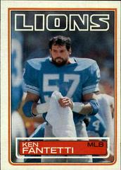 Ken Fantetti Football Cards 1983 Topps Prices