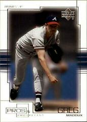 Greg Maddux Baseball Cards 2001 Upper Deck Pros & Prospects Prices