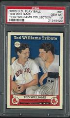 Ted Williams #91 Baseball Cards 2003 Upper Deck Play Ball Prices