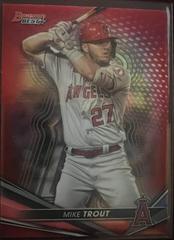 Mike Trout [Red] Baseball Cards 2022 Bowman's Best Prices