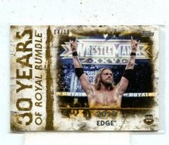 Edge [Gold] Wrestling Cards 2018 Topps WWE Undisputed 30 Years of Royal Rumble Prices