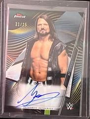 AJ Styles [Black] Wrestling Cards 2020 Topps WWE Finest Autographs Prices