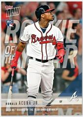 Ronald Acuna Jr. #AW-2 Baseball Cards 2018 Topps Now Award Winner Prices