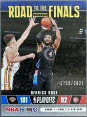 Derrick Rose Basketball Cards 2021 Panini Hoops Road to the Finals Prices