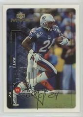 Ty Law [Gold Script] #112 Football Cards 1999 Upper Deck MVP Prices