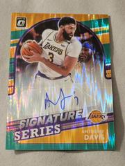 Anthony Davis [Green Shock] Basketball Cards 2021 Panini Donruss Optic Signature Series Prices