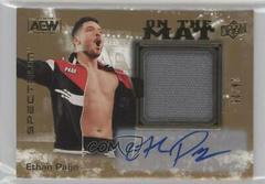Ethan Page [Autograph] #OTM-2 Wrestling Cards 2021 Upper Deck AEW Spectrum On the Mat Relics Prices