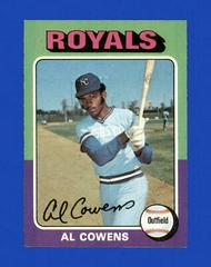 Al Cowens #437 Baseball Cards 1975 Topps Prices