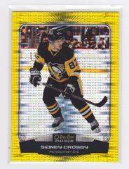Sidney Crosby [Seismic Gold] Hockey Cards 2022 O Pee Chee Platinum Previews Prices