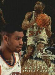 Allan Houston Row 0 #71 Basketball Cards 1996 Flair Showcase Prices