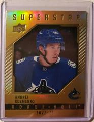Andrei Kuzmenko [Gold] Hockey Cards 2022 Upper Deck Honor Roll Prices