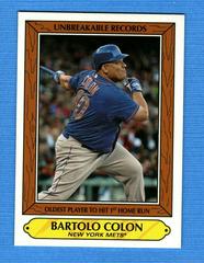 Bartolo Colon #156 Baseball Cards 2020 Topps Throwback Thursday Prices