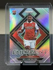 William Saliba [Silver] Soccer Cards 2022 Panini Prizm Premier League Emergent Prices