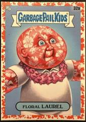Floral LAUREL [Red] #32a Garbage Pail Kids Go on Vacation Prices