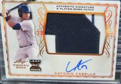 Antonio Cabello [Bronze] #PA-AC1 Baseball Cards 2020 Leaf Trinity Patch Autographs Prices