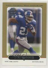 Tiki Barber [Gold] Football Cards 2005 Topps Prices
