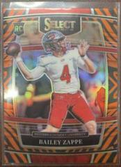 Bailey Zappe [Tiger] Football Cards 2022 Panini Select Draft Picks Prices