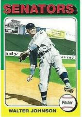 Walter Johnson [1975 Mini] #16 Baseball Cards 2011 Topps Lineage Prices