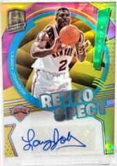 Larry Johnson [Gold] Basketball Cards 2021 Panini Spectra RetroSpect Autographs Prices