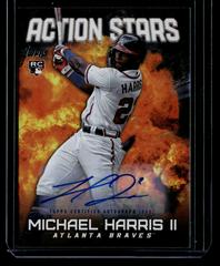 Michael Harris II [Autograph] #AS-6 Baseball Cards 2023 Topps Update Action Stars Prices