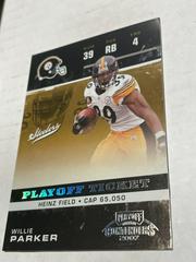 Willie Parker [Playoff Ticket] #77 Football Cards 2007 Playoff Contenders Prices