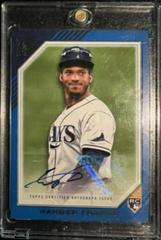Wander Franco [Blue] #RA-WF Baseball Cards 2022 Topps Gallery Rookie Autographs Prices