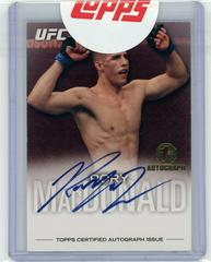 Rory MacDonald [Red] Ufc Cards 2012 Topps UFC Knockout Autographs Prices