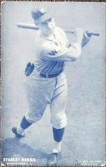 Stanley Harris Baseball Cards 1928 Exhibits Prices