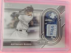 Anthony Rizzo [Platinum] #GR-AR Baseball Cards 2023 Topps Tier One Gripping Relics Prices