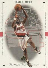 Isaiah Rider #70 Basketball Cards 1998 SP Authentic Prices