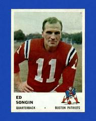 Butch Songin #177 Football Cards 1961 Fleer Prices
