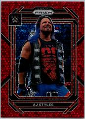 AJ Styles [Under Card Red] #119 Wrestling Cards 2023 Panini Prizm WWE Prices