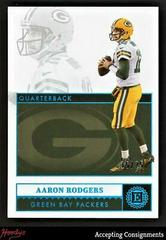Aaron Rodgers [Sapphire] #34 Football Cards 2021 Panini Encased Prices
