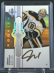 Jeremy Swayman #UE-JS Hockey Cards 2021 Ultimate Collection Emblems Auto Prices