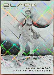 Luka Doncic #1 Basketball Cards 2022 Panini Black White Night Prices