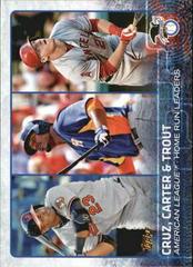 Carter, Trout, Cruz Baseball Cards 2015 Topps Limited Prices