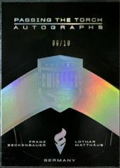 Franz Beckenbauer [Autograph Gold] #34 Soccer Cards 2018 Panini Eminence Prices