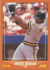 Orestes Destrade #110T Baseball Cards 1988 Score Traded Prices