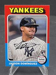 Jasson Dominguez [Nickname Variation] #399 Baseball Cards 2024 Topps Heritage Prices