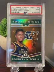 Donovan Mitchell [Green] #13 Basketball Cards 2017 Panini Donruss Optic Rookie Kings Prices