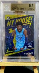 JA Morant [Gold Wave] Basketball Cards 2019 Panini Donruss Optic My House Prices